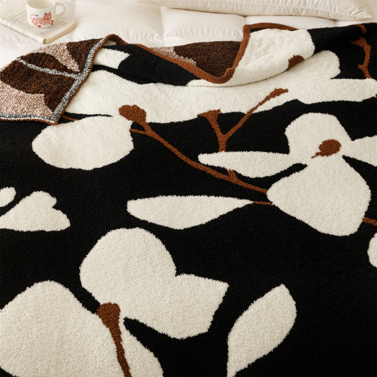 91家纺网 家纺一手货源 找家纺 瑞米家居 2026新款多功能半边绒盖毯毛毯毯子 朵朵绒