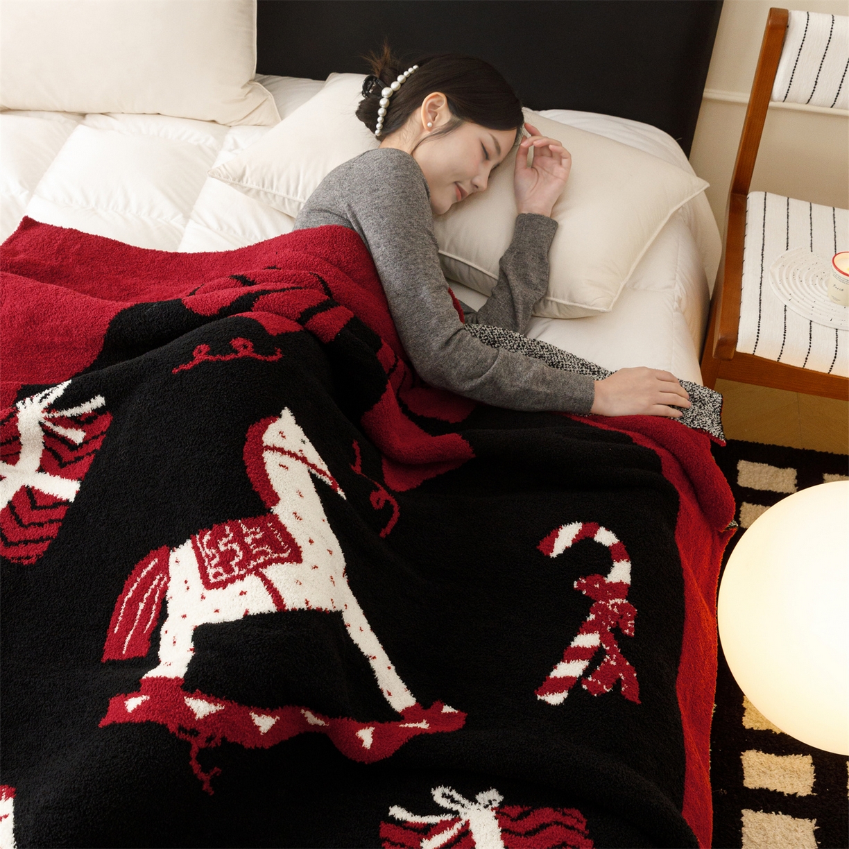 91家纺网 家纺一手货源 找家纺 瑞米家居 2026新款多功能半边绒盖毯毛毯毯子 惊喜