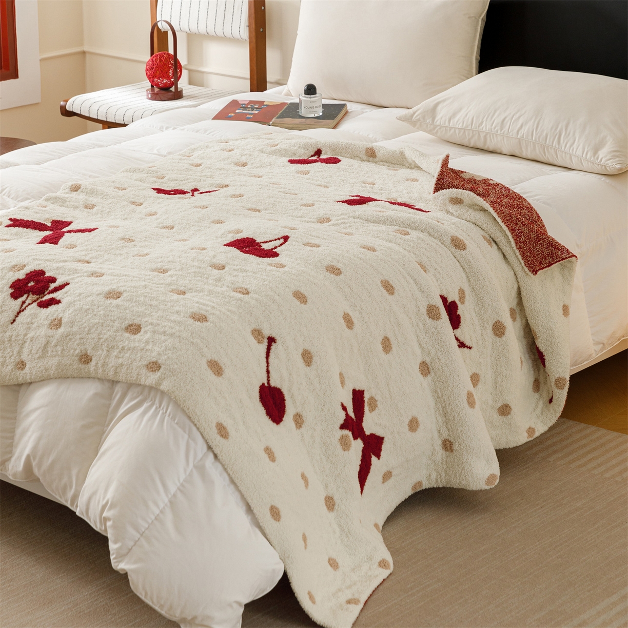 91家纺网 家纺一手货源 找家纺 瑞米家居 2026新款多功能半边绒盖毯毛毯毯子 奶huhu