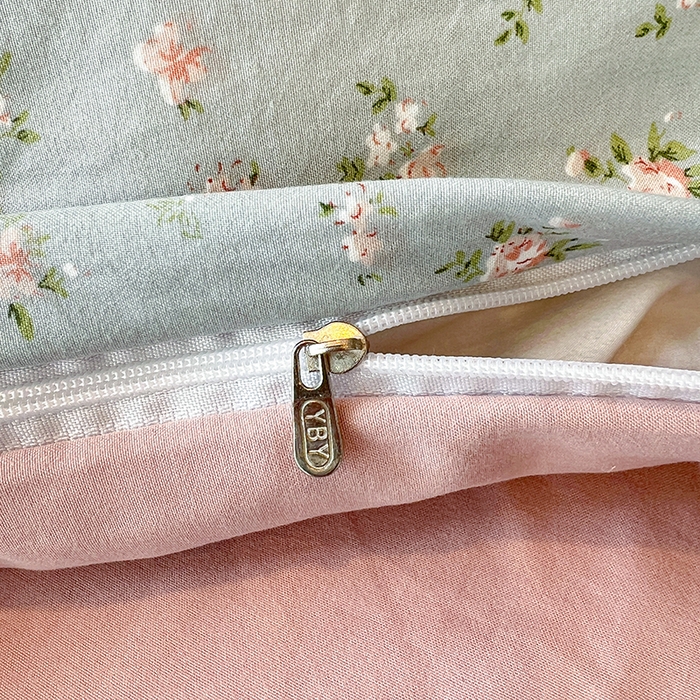 91家纺网 家纺一手货源 找家纺 梦纤绒 2026新款古法水洗仿棉云感纱四件套 莉莉安