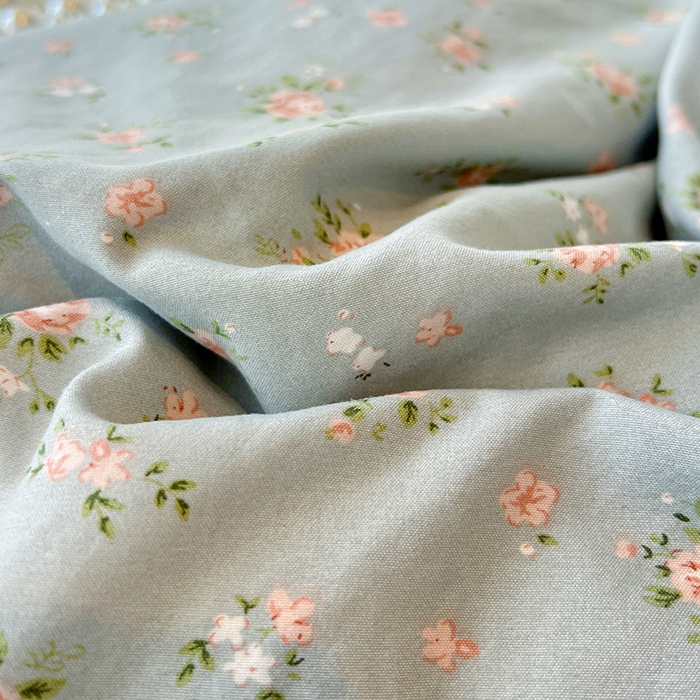 91家纺网 家纺一手货源 找家纺 梦纤绒 2026新款古法水洗仿棉云感纱四件套 莉莉安