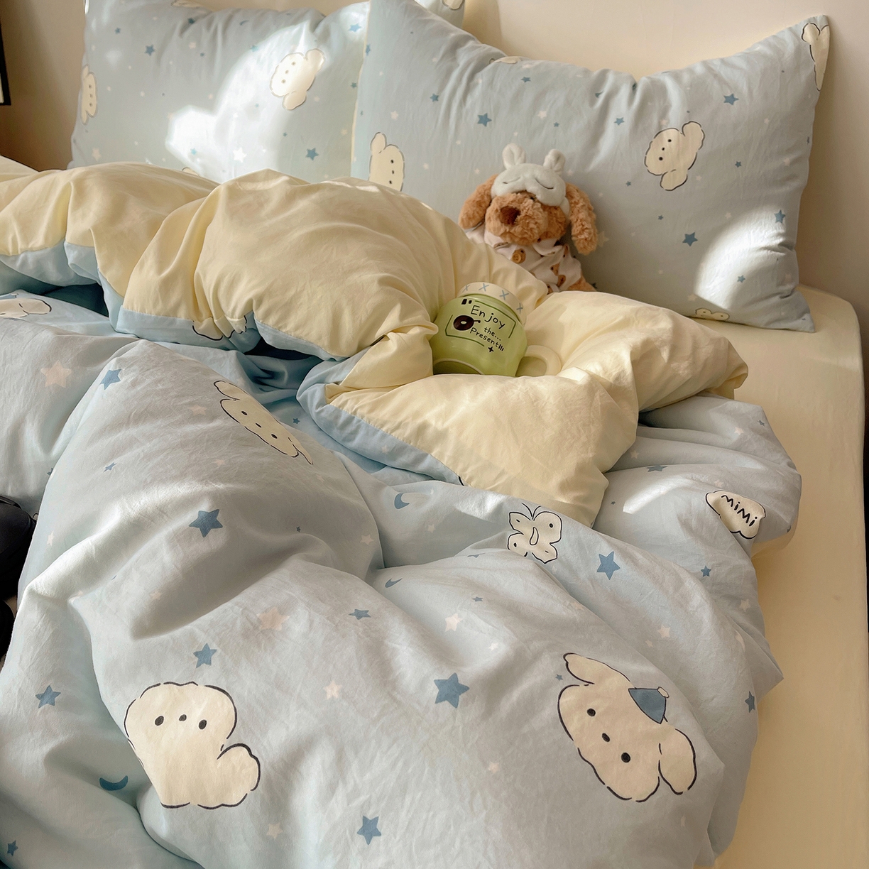 91家纺网 家纺一手货源 找家纺 （总）初夏家纺 2026 软绵绵A类水洗棉床上用品四件套床单三件套被套--【提供买家秀】