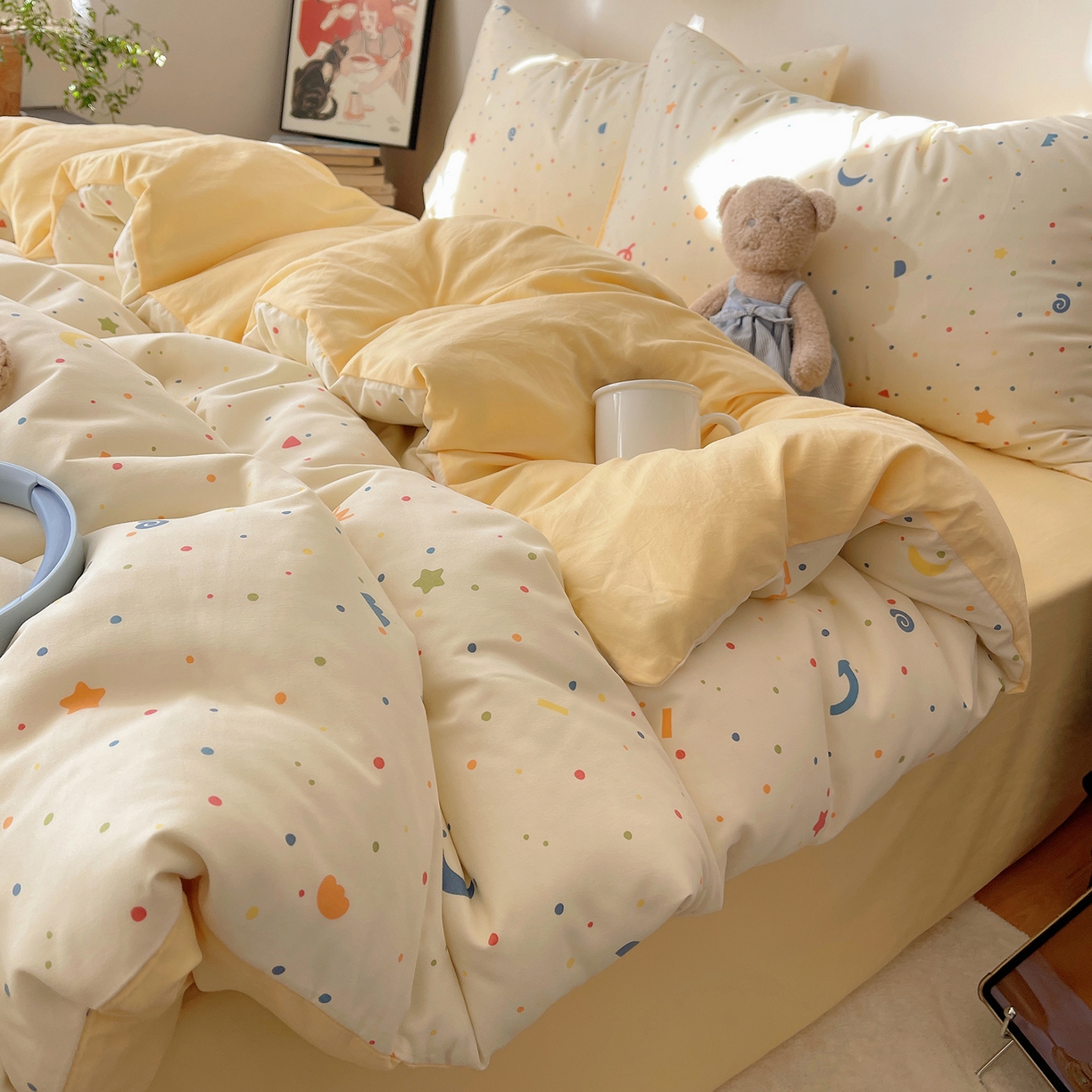 91家纺网 家纺一手货源 找家纺 （总）初夏家纺 2026 软绵绵A类水洗棉床上用品四件套床单三件套被套--【提供买家秀】