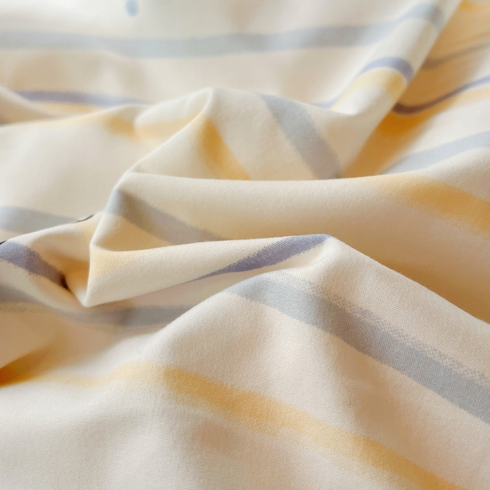 91家纺网 家纺一手货源 找家纺 梦纤绒 2026新款古法水洗仿棉云感纱四件套 鱼多多