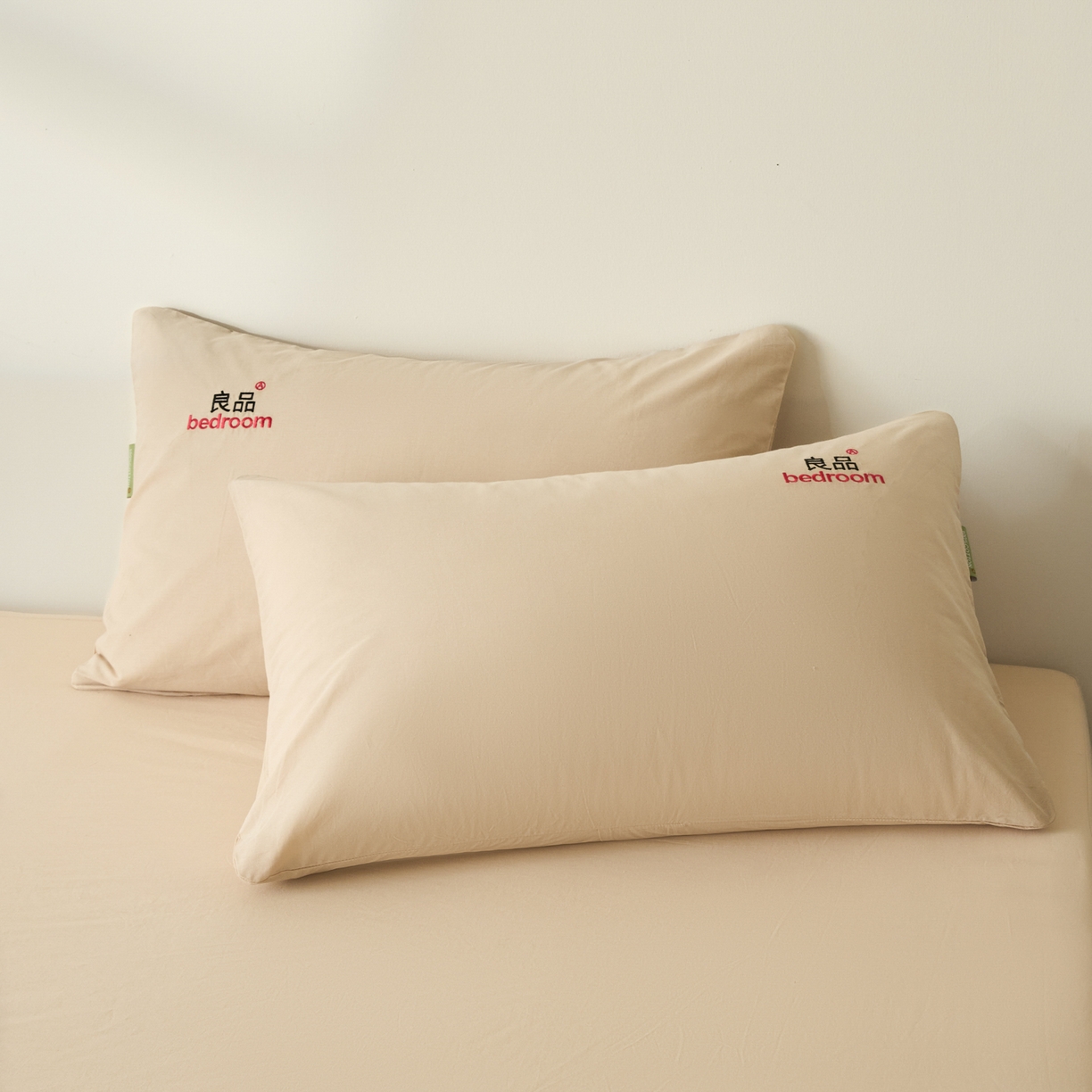 91家纺网 家纺一手货源 找家纺 芬晴家纺 2026新款纯棉密条+纯色单层床笠 纯色-浅卡