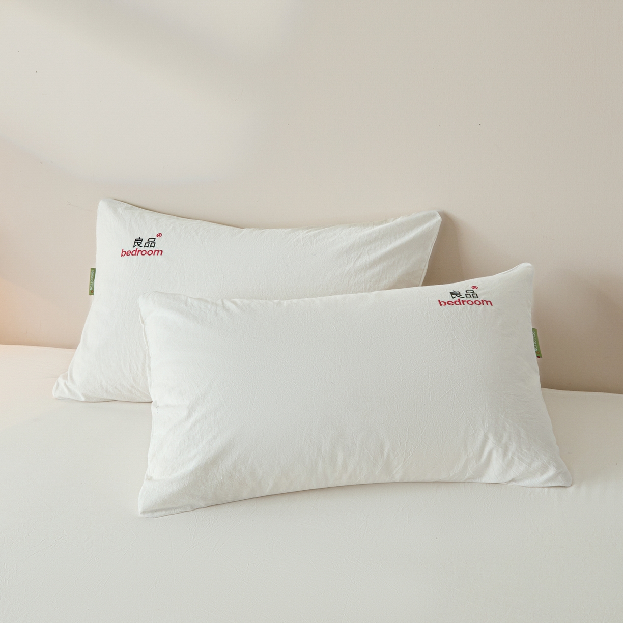 91家纺网 家纺一手货源 找家纺 芬晴家纺 2026新款纯棉密条+纯色单层床笠 纯色-白