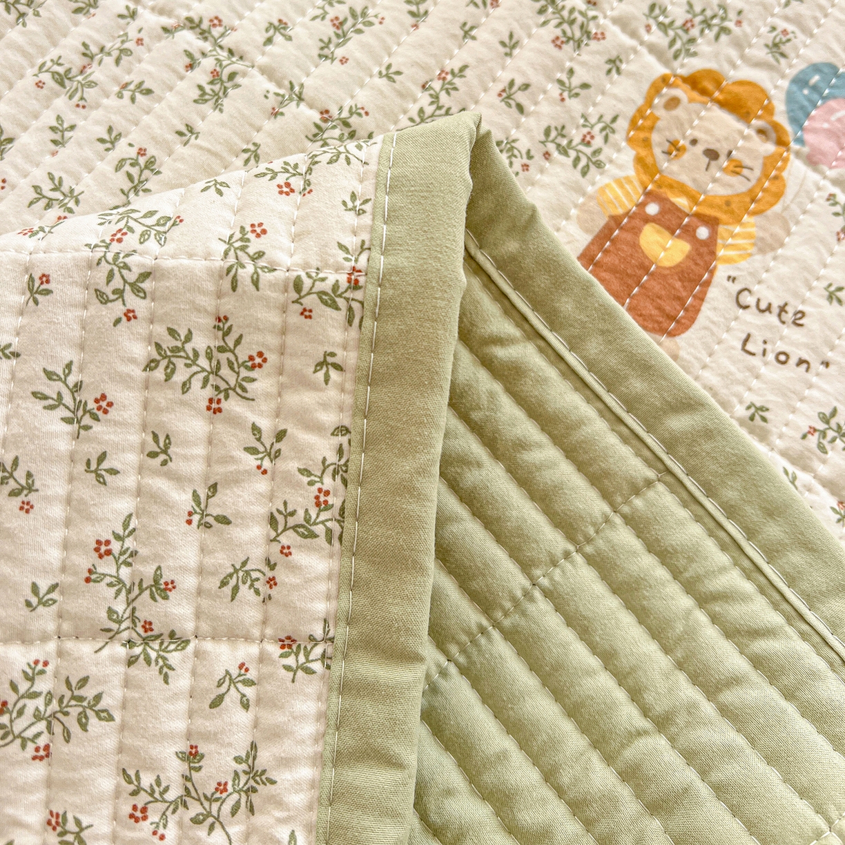 91家纺网 家纺一手货源 找家纺 梦纤绒 2026新款亲肤舒适仿棉印花床盖四件套 马戏团