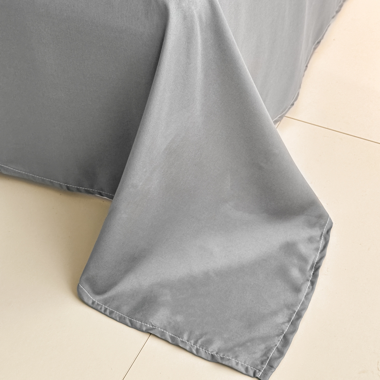 91家纺网 家纺一手货源 找家纺 楠沐家纺 2026新款无印风单被套芦荟棉学生印花被套 觅遇