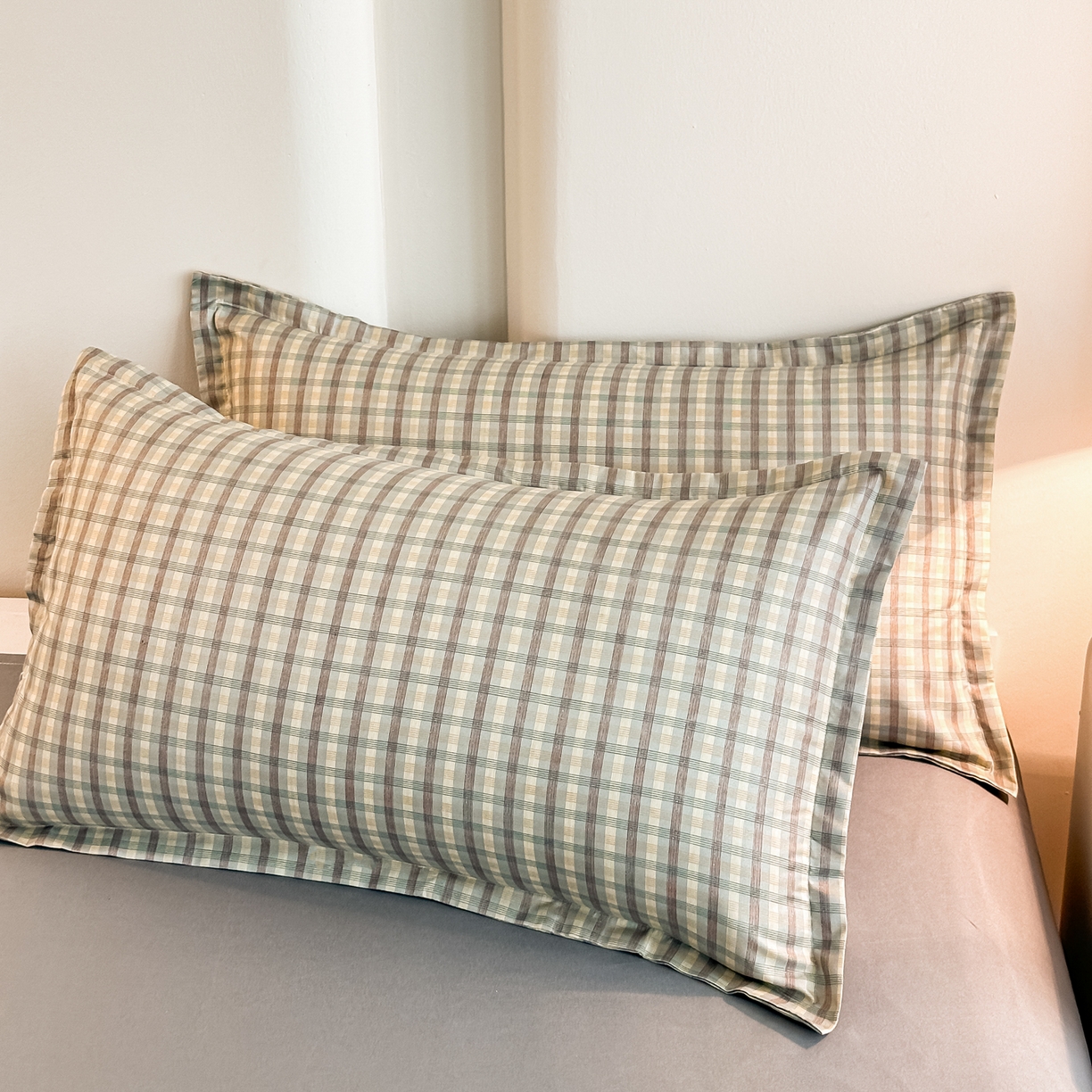 91家纺网 家纺一手货源 找家纺 楠沐家纺 2026新款无印风单被套芦荟棉学生印花被套 觅遇