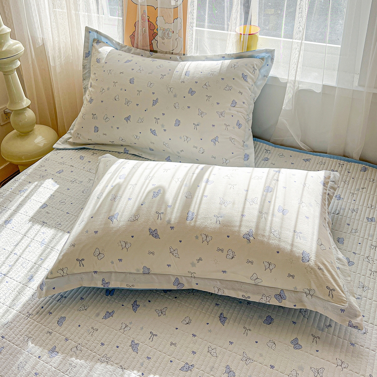 91家纺网 家纺一手货源 找家纺 梦纤绒 2026新款亲肤舒适仿棉印花床盖四件套 逐梦