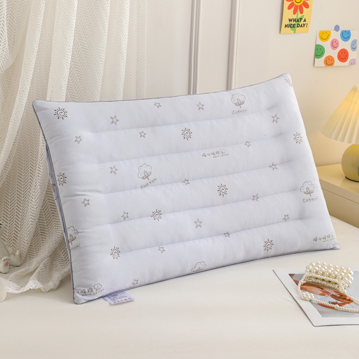 91家纺网 家纺一手货源 找家纺 （总）仁宇枕业 2026新款太阳花暖心暖棉定型低枕枕头枕芯