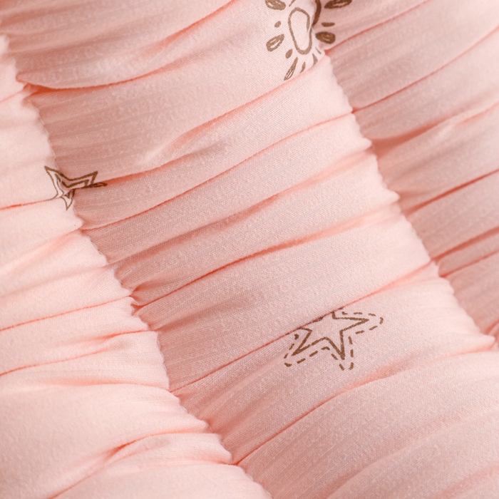 91家纺网 家纺一手货源 找家纺 仁宇枕业 2026新款太阳花暖心暖棉定型低枕枕头枕芯 太阳花暖心暖棉低枕-粉色