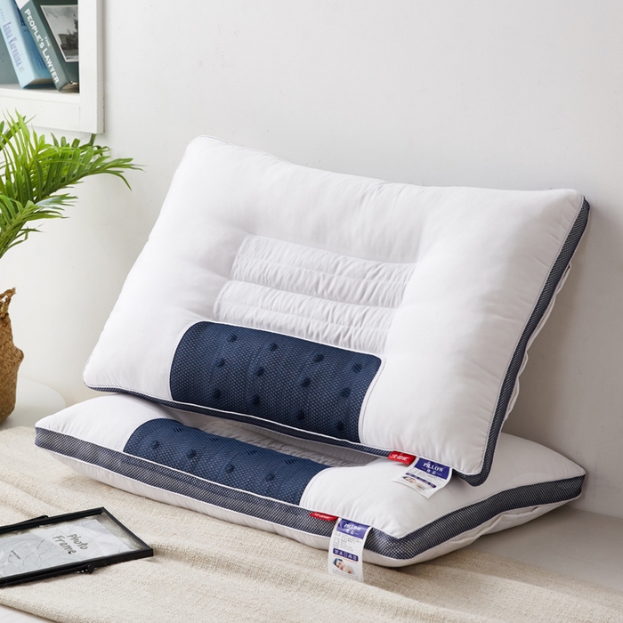 91家纺网 家纺一手货源 找家纺 （总）仁宇枕业 2026新款棉麻古朴两用绑带款系列荞麦枕枕头枕芯