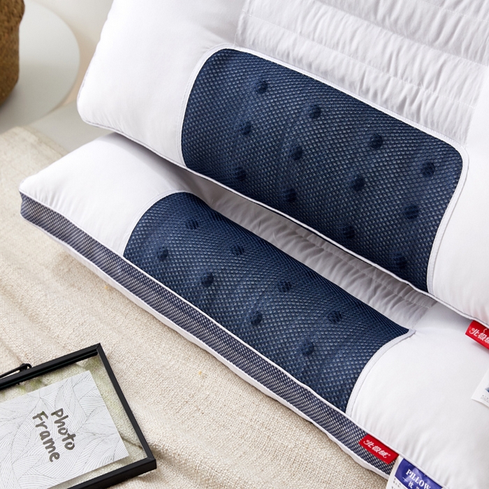 91家纺网 家纺一手货源 找家纺 （总）仁宇枕业 2026新款磨毛立体磁疗枕枕头枕芯