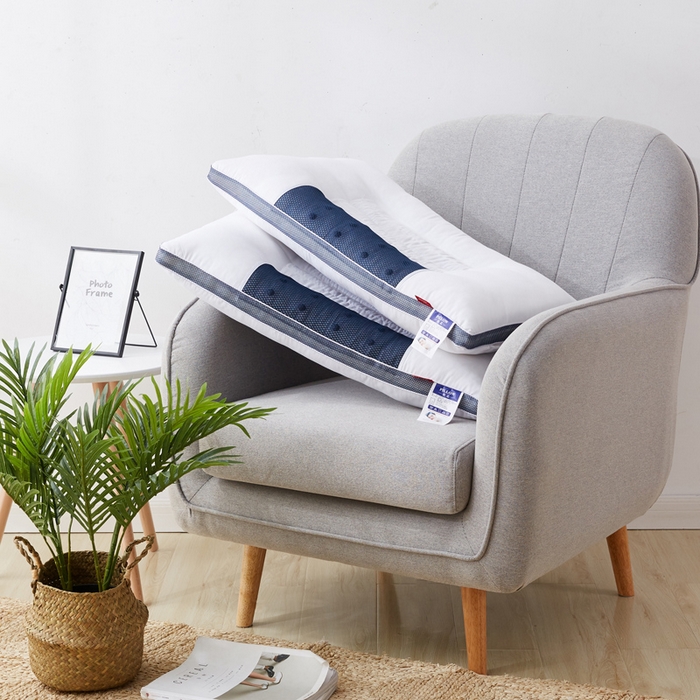 91家纺网 家纺一手货源 找家纺 （总）仁宇枕业 2026新款磨毛立体磁疗枕枕头枕芯