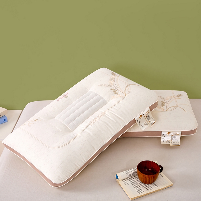 91家纺网 家纺一手货源 找家纺 （总）天意美枕芯 2026新款亚麻苦荞枕枕头枕芯