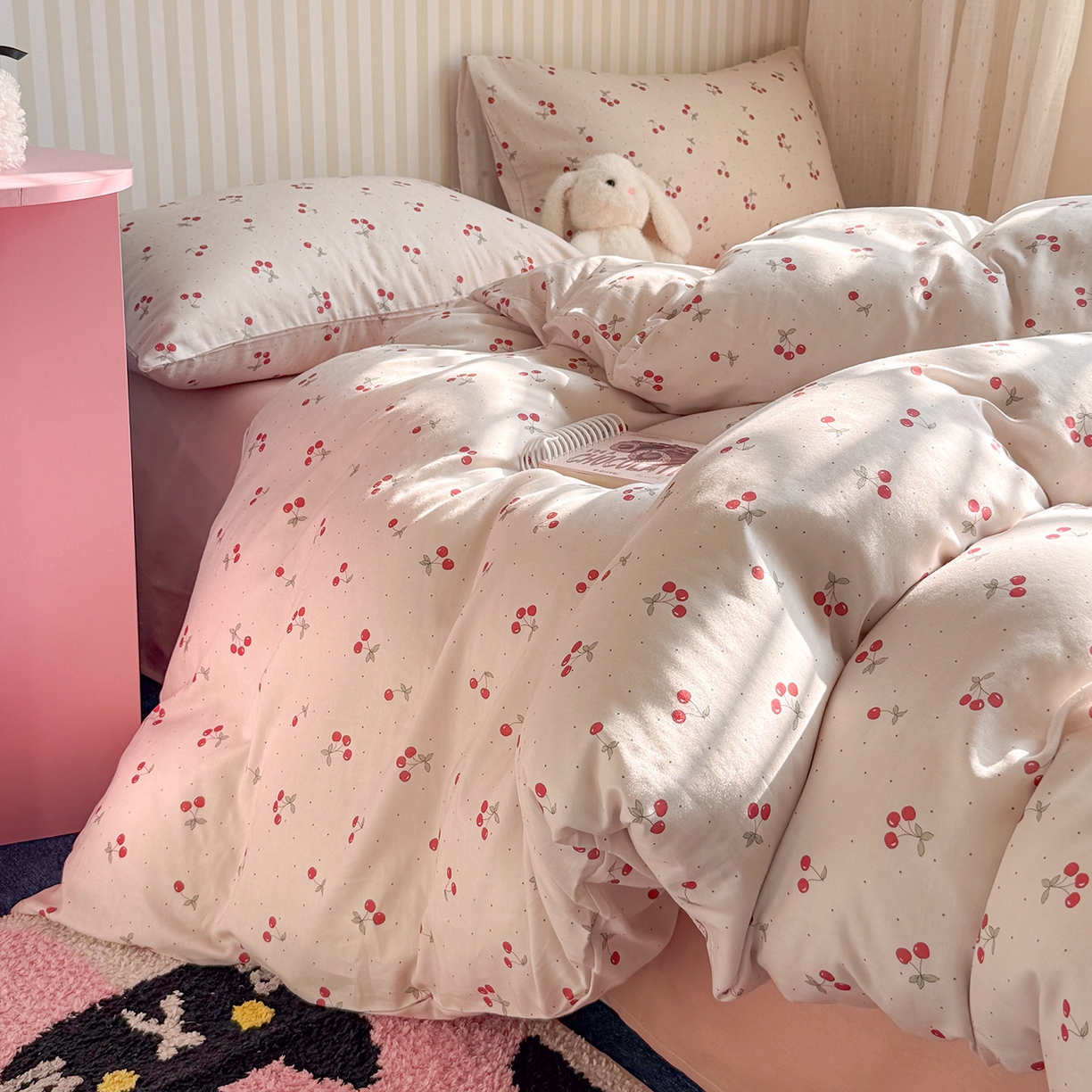 91家纺网 家纺一手货源 找家纺 （总）麦伦家居 2026年春夏新款全棉纯棉有氧双层纱印花四件套-第二波