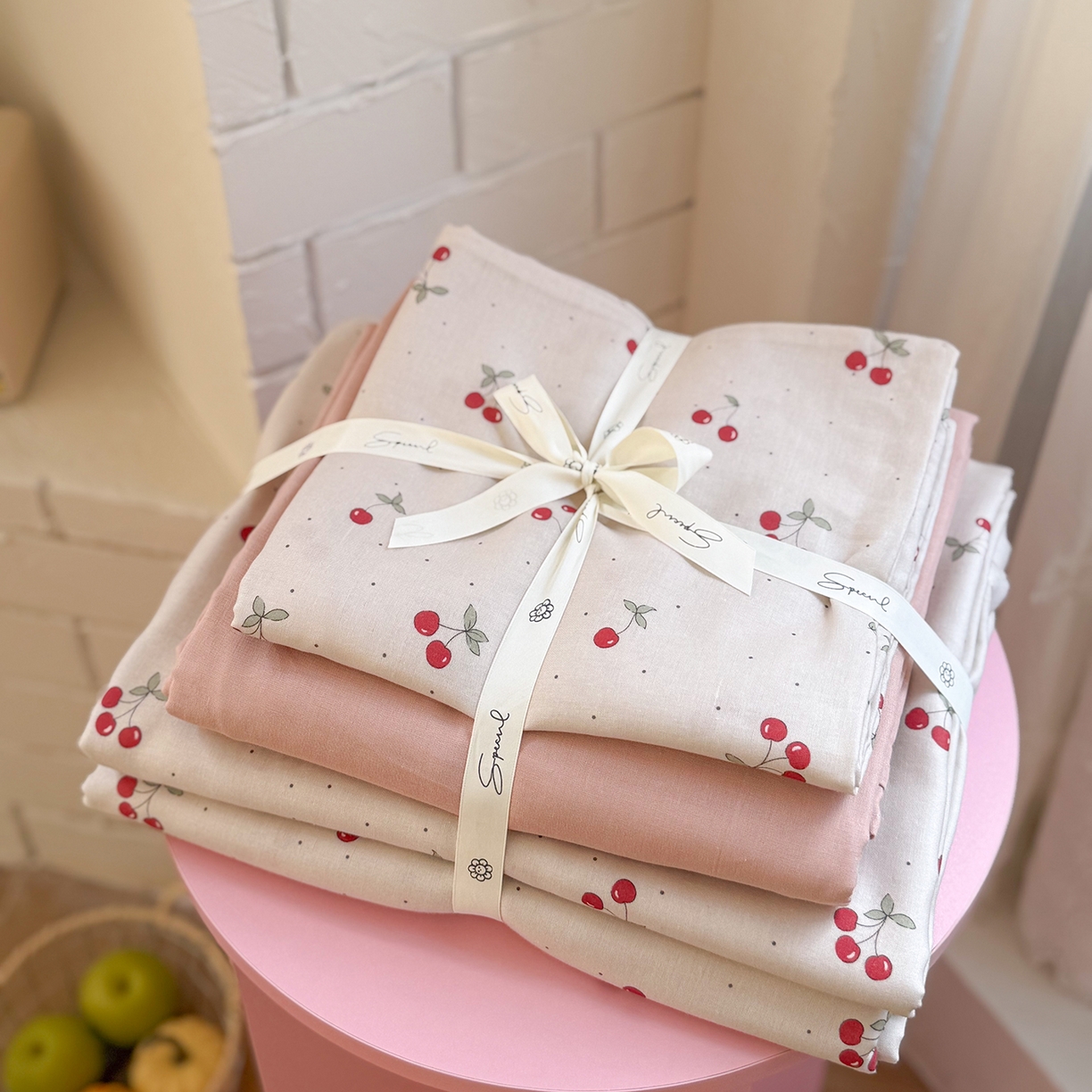 91家纺网 家纺一手货源 找家纺 麦伦家居 2026年春夏新款全棉纯棉有氧双层纱印花四件套-第二波 白露