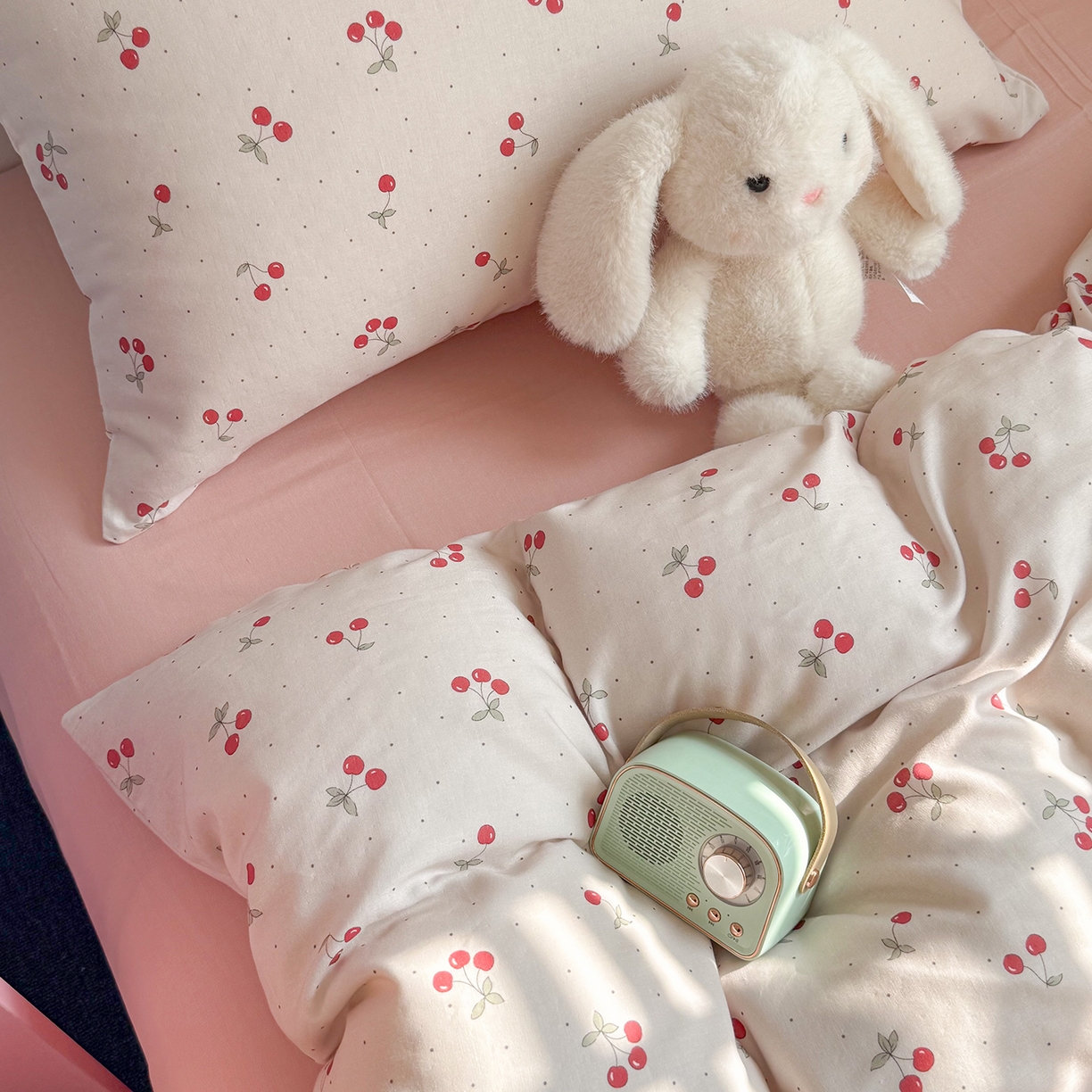 91家纺网 家纺一手货源 找家纺 麦伦家居 2026年春夏新款全棉纯棉有氧双层纱印花四件套-第二波 白露