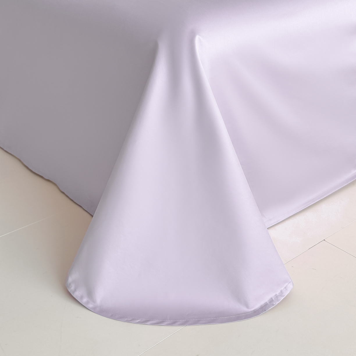 91家纺网 家纺一手货源 找家纺 置顶家纺 2026新款比心兔系列全棉长绒棉拼接绣花四件套 比心兔-香芋紫