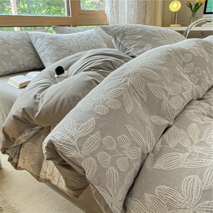 91家纺网 家纺一手货源 找家纺 （总）琪格格纺织 2026新款60s纯棉加厚三层纱系列四件套