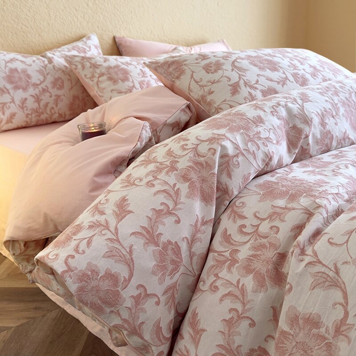 91家纺网 家纺一手货源 找家纺 （总）琪格格纺织 2026新款60s纯棉加厚三层纱系列四件套