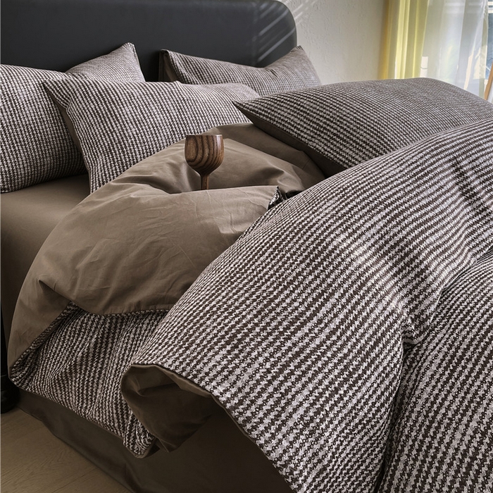 91家纺网 家纺一手货源 找家纺 （总）琪格格纺织 2026新款60s纯棉加厚三层纱系列四件套