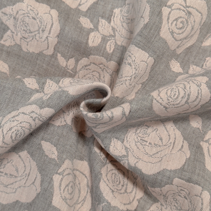 91家纺网 家纺一手货源 找家纺 琪格格纺织 2026新款60s纯棉加厚三层纱系列四件套 三层纱 玫瑰锦簇