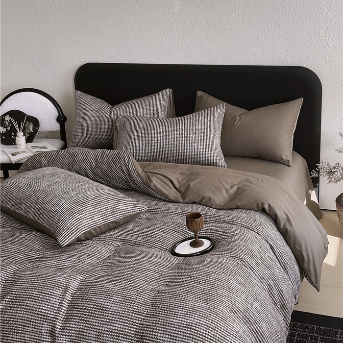 91家纺网 家纺一手货源 找家纺 琪格格纺织 2026新款60s纯棉加厚三层纱系列四件套 三层纱 莫克