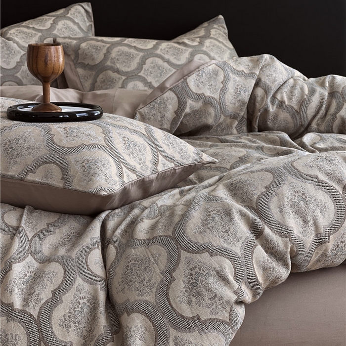 91家纺网 家纺一手货源 找家纺 琪格格纺织 2026新款60s纯棉加厚三层纱系列四件套 三层纱 至尊