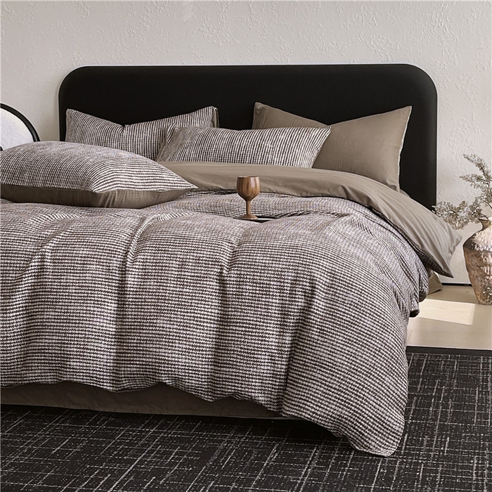 91家纺网 家纺一手货源 找家纺 琪格格纺织 2026新款60s纯棉加厚三层纱系列四件套 三层纱 莫克