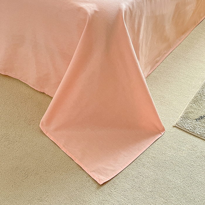 91家纺网 家纺一手货源 找家纺 琪格格纺织 2026新款60s纯棉加厚三层纱系列四件套 三层纱 爱在春秋-粉