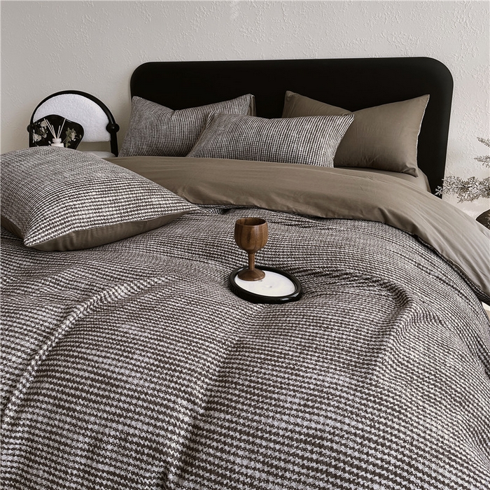 91家纺网 家纺一手货源 找家纺 （总）琪格格纺织 2026新款60s纯棉加厚三层纱系列四件套