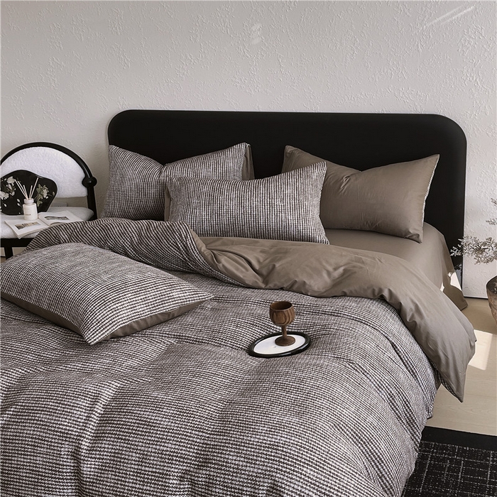 91家纺网 家纺一手货源 找家纺 （总）琪格格纺织 2026新款60s纯棉加厚三层纱系列四件套