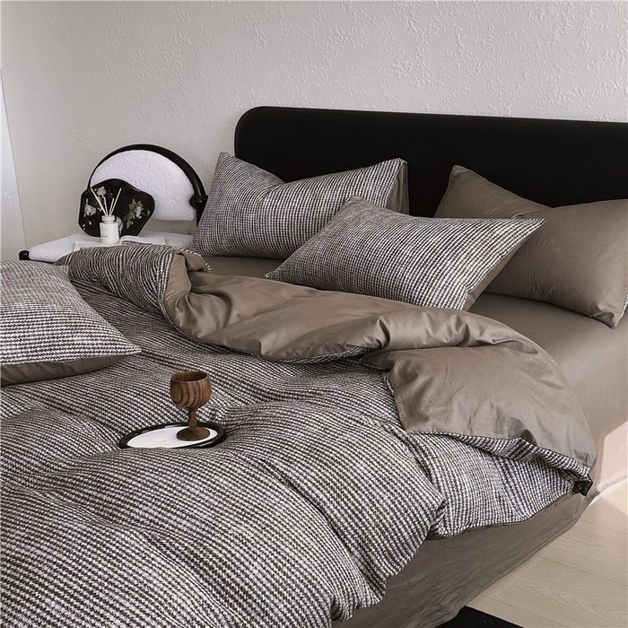 91家纺网 家纺一手货源 找家纺 （总）琪格格纺织 2026新款60s纯棉加厚三层纱系列四件套