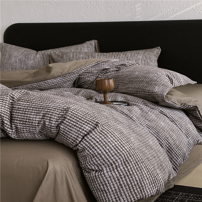 91家纺网 家纺一手货源 找家纺 （总）琪格格纺织 2026新款60s纯棉加厚三层纱系列四件套