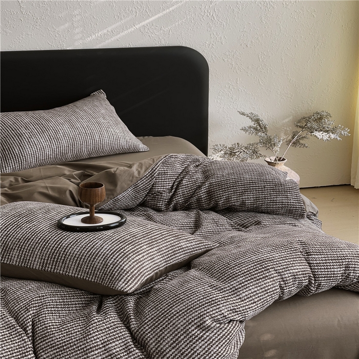 91家纺网 家纺一手货源 找家纺 （总）琪格格纺织 2026新款60s纯棉加厚三层纱系列四件套