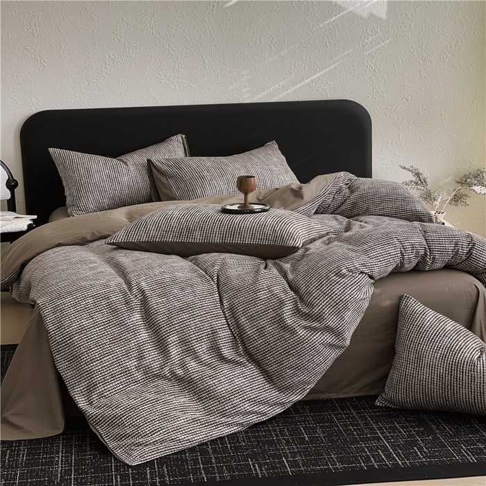 91家纺网 家纺一手货源 找家纺 （总）琪格格纺织 2026新款60s纯棉加厚三层纱系列四件套