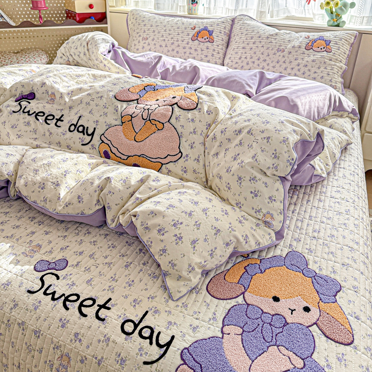 91家纺网 家纺一手货源 找家纺 （总）富米莱（原臻工厂） 2026新款古法仿棉毛巾绣夹棉床盖床垫床褥床笠一四季款系列