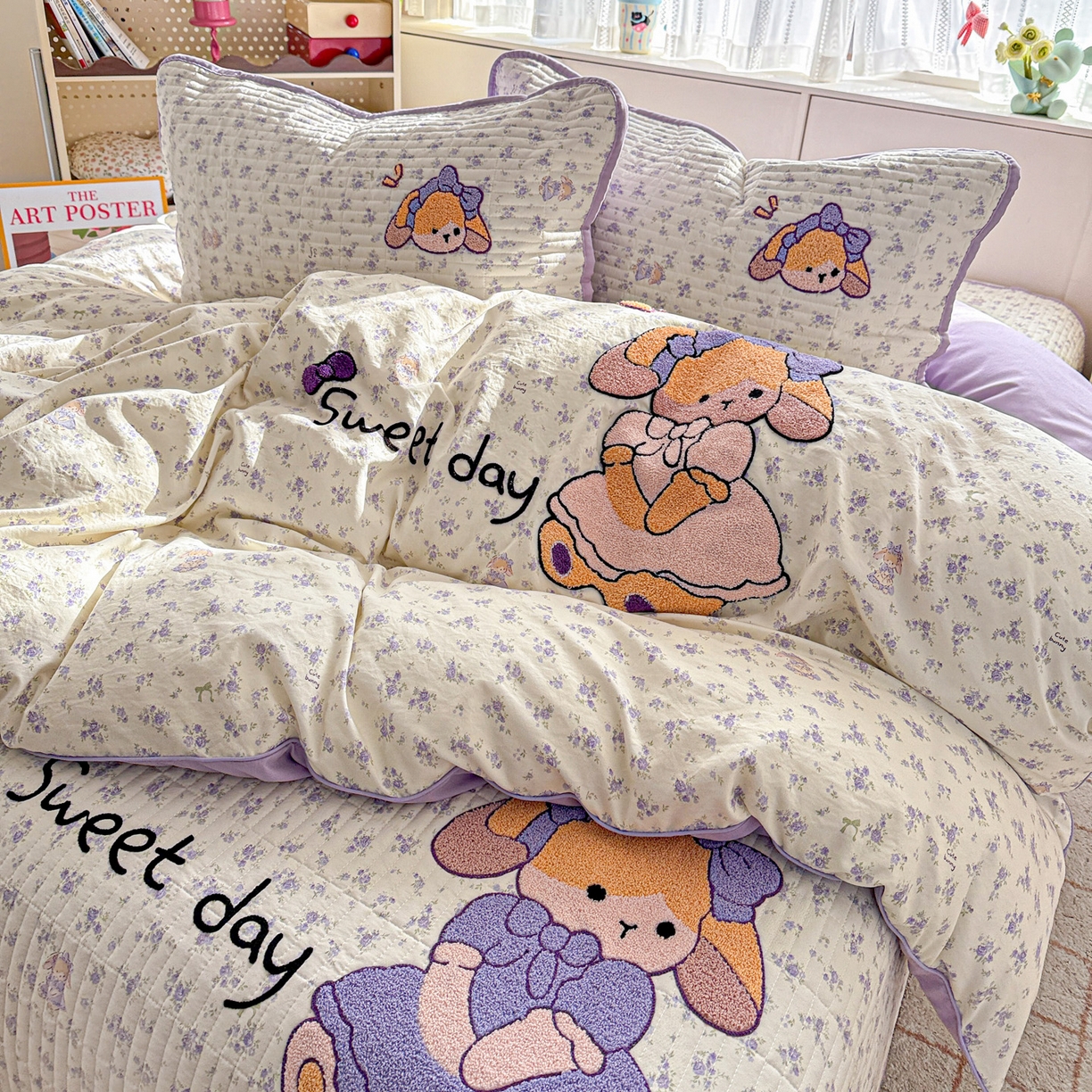 91家纺网 家纺一手货源 找家纺 （总）富米莱（原臻工厂） 2026新款古法仿棉毛巾绣夹棉床盖床垫床褥床笠一四季款系列