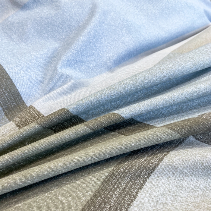 91家纺网 家纺一手货源 找家纺 凌鼎 2025新款100%全棉磨毛四件套数码印花加厚纯棉磨毛四件套 灰色情调兰