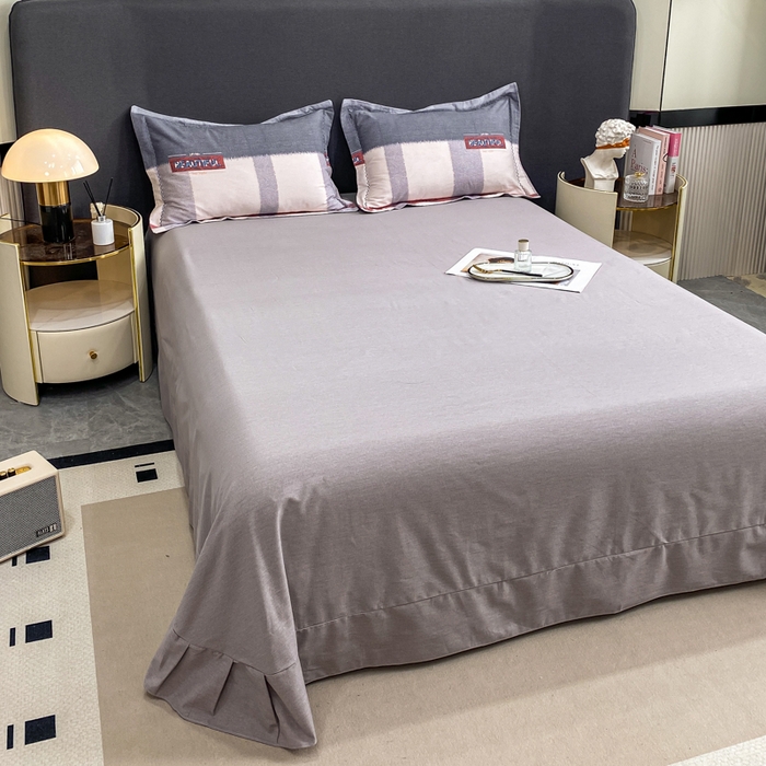 91家纺网 家纺一手货源 找家纺 凌鼎 2025新款100%全棉磨毛四件套数码印花加厚纯棉磨毛四件套 寻梦园粉