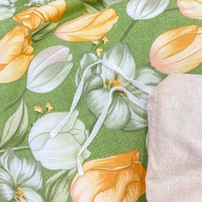 91家纺网 家纺一手货源 找家纺 凌鼎 2025新款100%全棉磨毛四件套数码印花加厚纯棉磨毛四件套 郁金花海