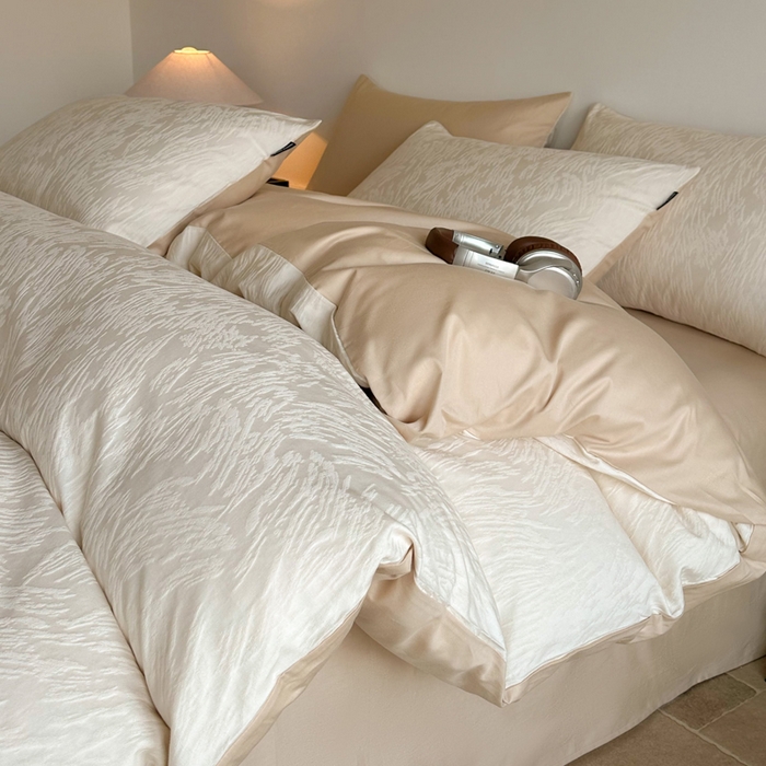 91家纺网 家纺一手货源 找家纺 （总）卧趣家纺 2026新款A类60S贡缎提花全棉四件套