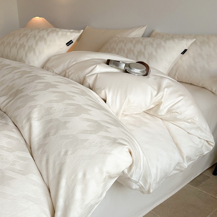 91家纺网 家纺一手货源 找家纺 （总）卧趣家纺 2026新款A类60S贡缎提花全棉四件套