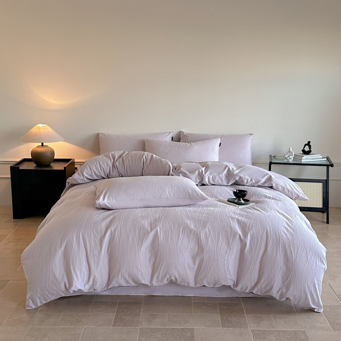 91家纺网 家纺一手货源 找家纺 （总）卧趣家纺 2026新款A类60S贡缎提花全棉四件套