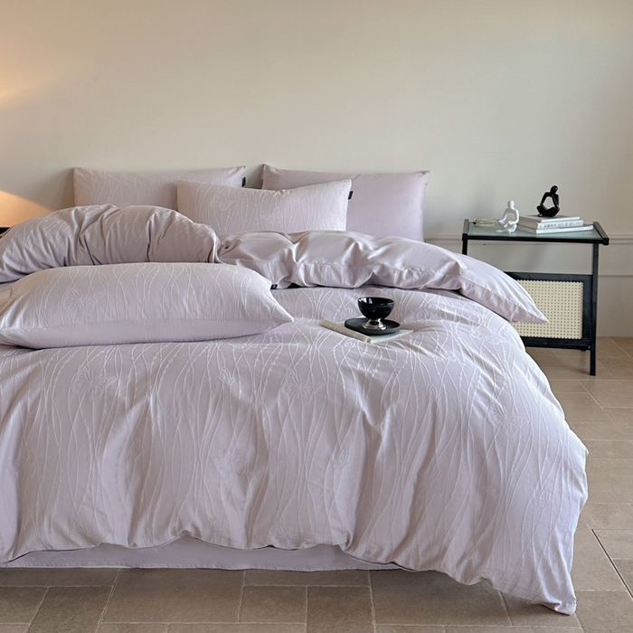 91家纺网 家纺一手货源 找家纺 （总）卧趣家纺 2026新款A类60S贡缎提花全棉四件套