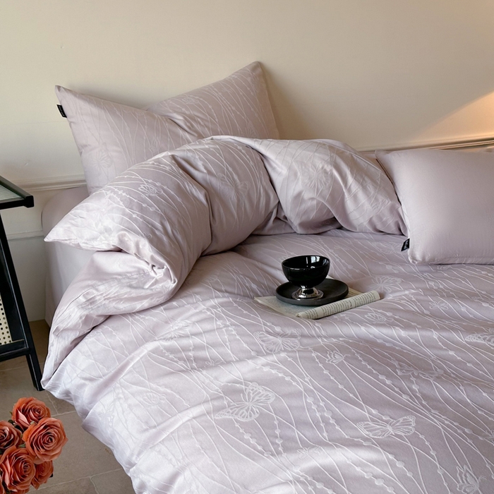 91家纺网 家纺一手货源 找家纺 （总）卧趣家纺 2026新款A类60S贡缎提花全棉四件套