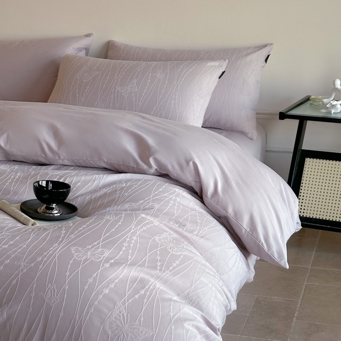 91家纺网 家纺一手货源 找家纺 （总）卧趣家纺 2026新款A类60S贡缎提花全棉四件套