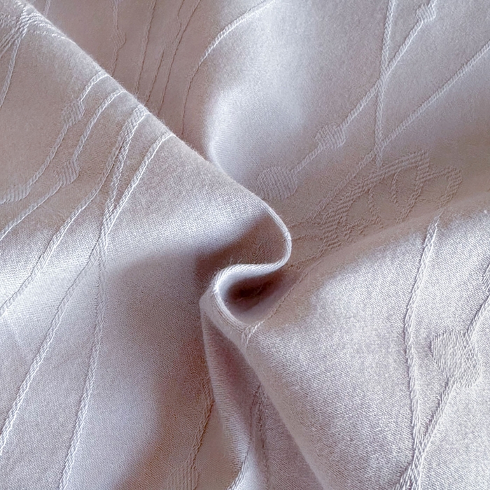 91家纺网 家纺一手货源 找家纺 卧趣家纺 2026新款A类60S贡缎提花全棉四件套 蝶梦-紫